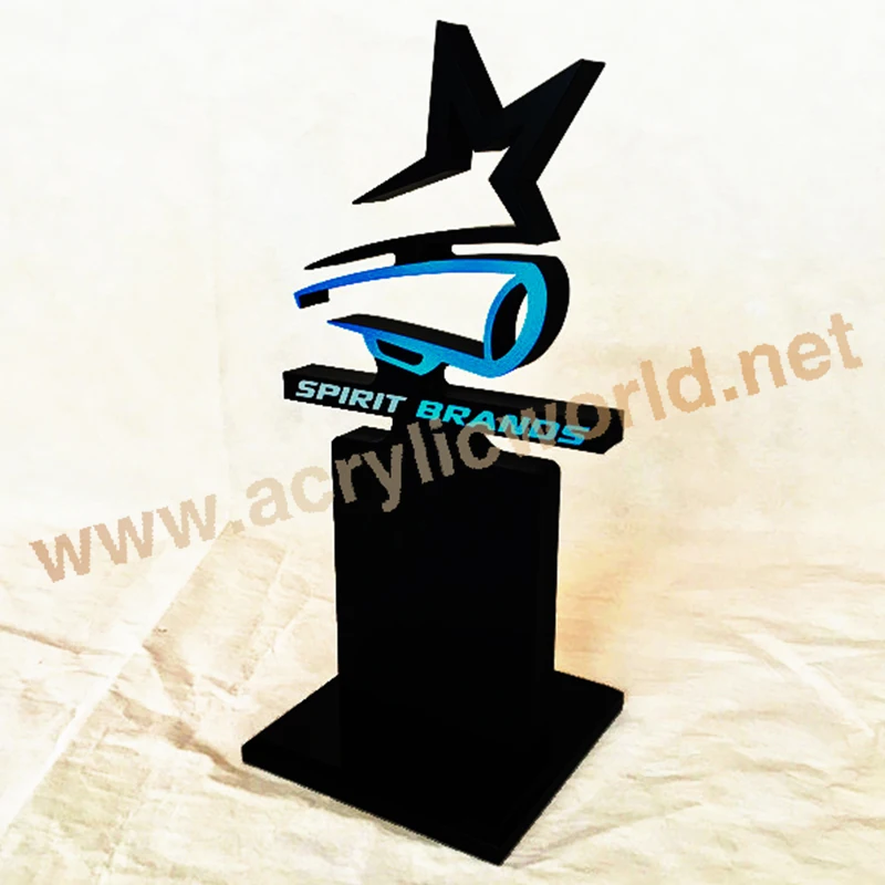 Custom acrylic award/ medal/acrylic trophy manufacturer acrylic trophy block