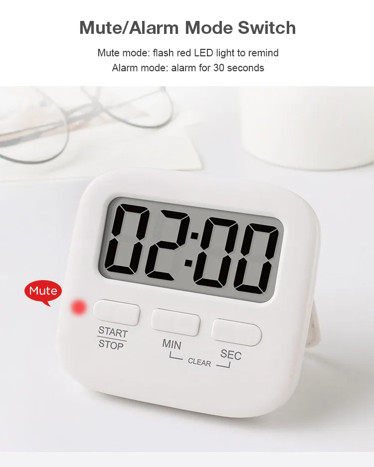new wholesale timer ABS material cheap fashion digital kitchen for hotel