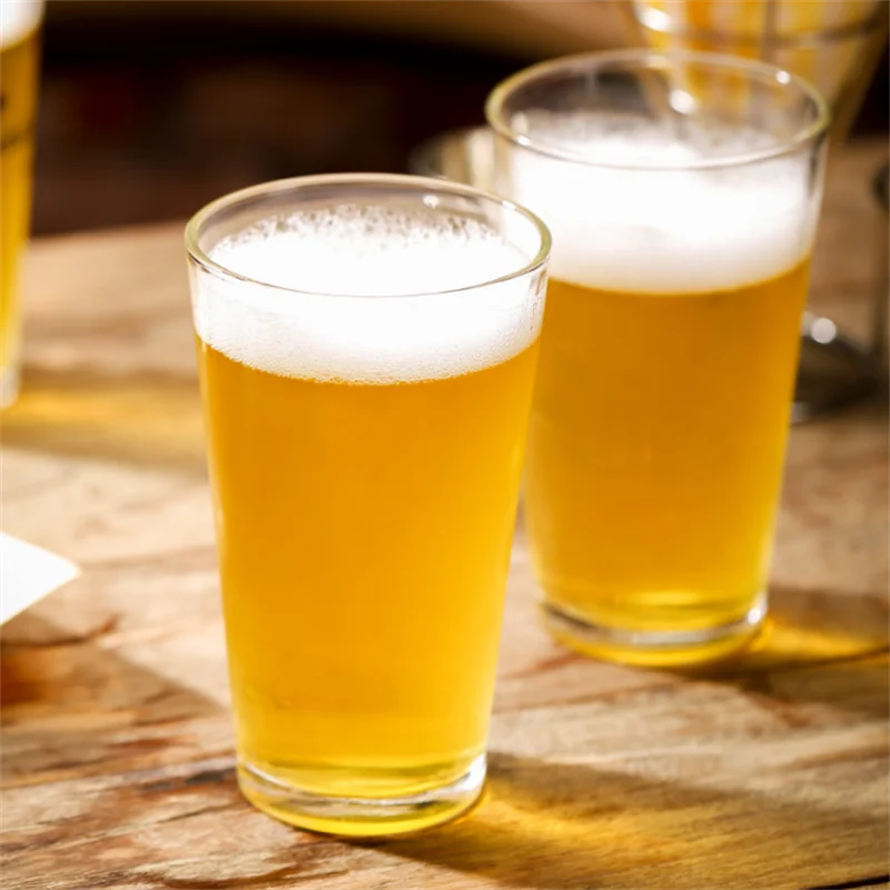 14oz 16oz Drinking Pint Beer Glasses Water Glasses Cup Customized Printed Decals Pub Home Bar Pint Beer Glass