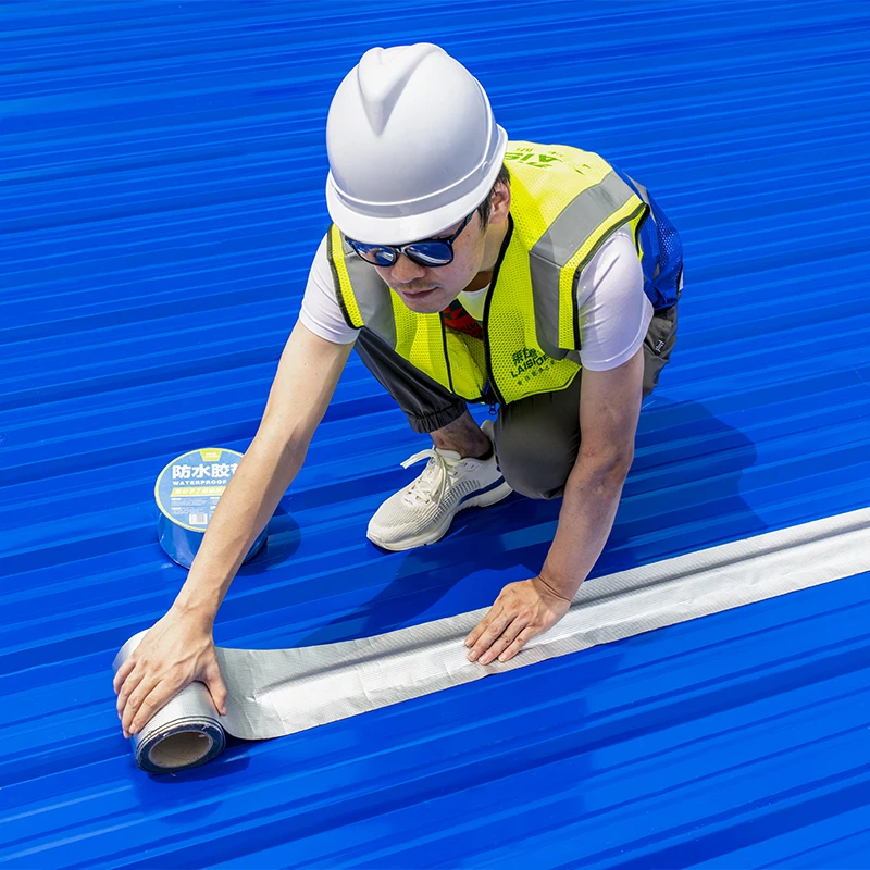Roof Self Adhesive Butyl Sealing Tape Aluminum Flashing Tape Water Proof Membrane for Metal Roof Tile
