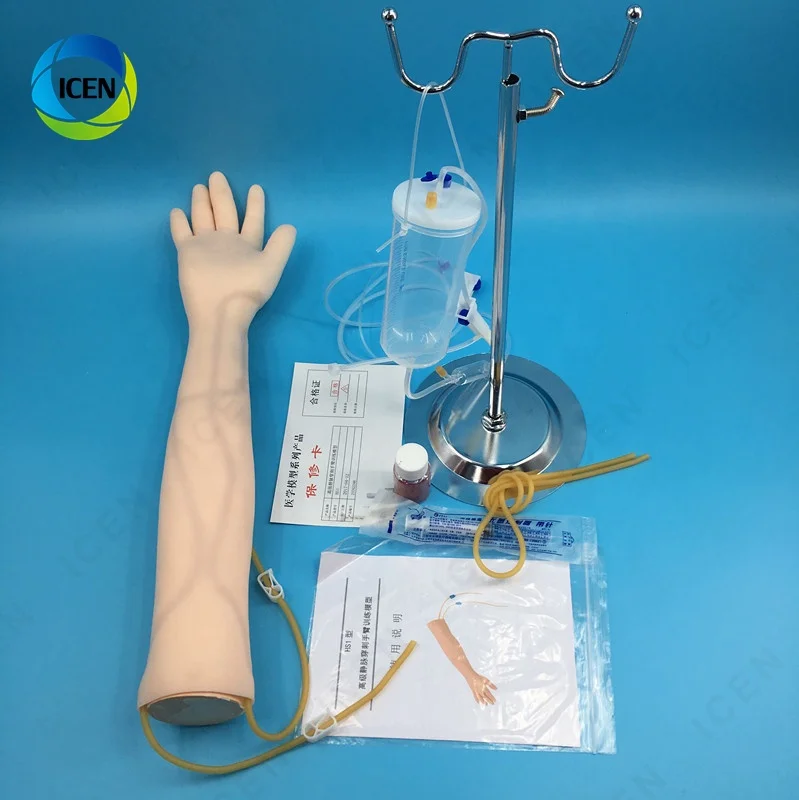 IN-M7 Amain Good Quality Injection Training Hand Arm Venipuncture Practice Model Intramuscular Training Model For Hospital