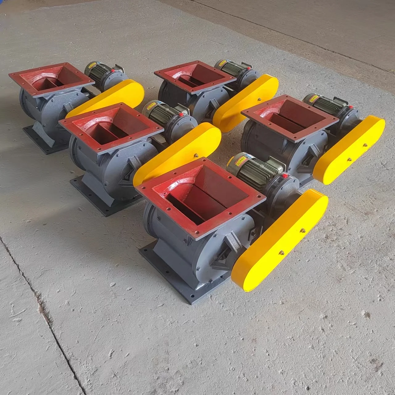 Industrial chain type electric rotary feed valve YJD-HX-26 star discharger