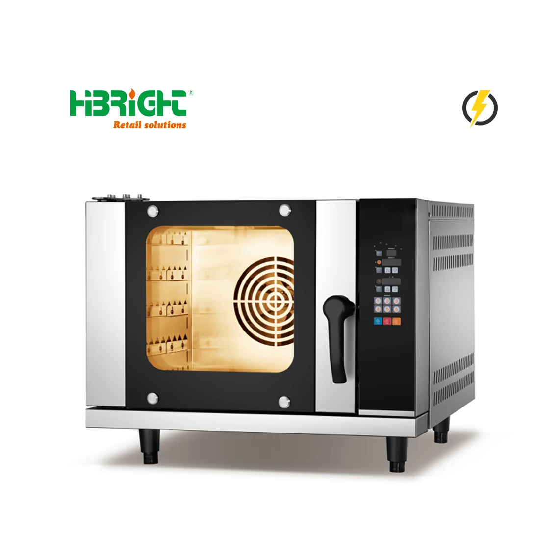 High Quality Digital Control Panel System Stainless Steel Commercial Convection Oven