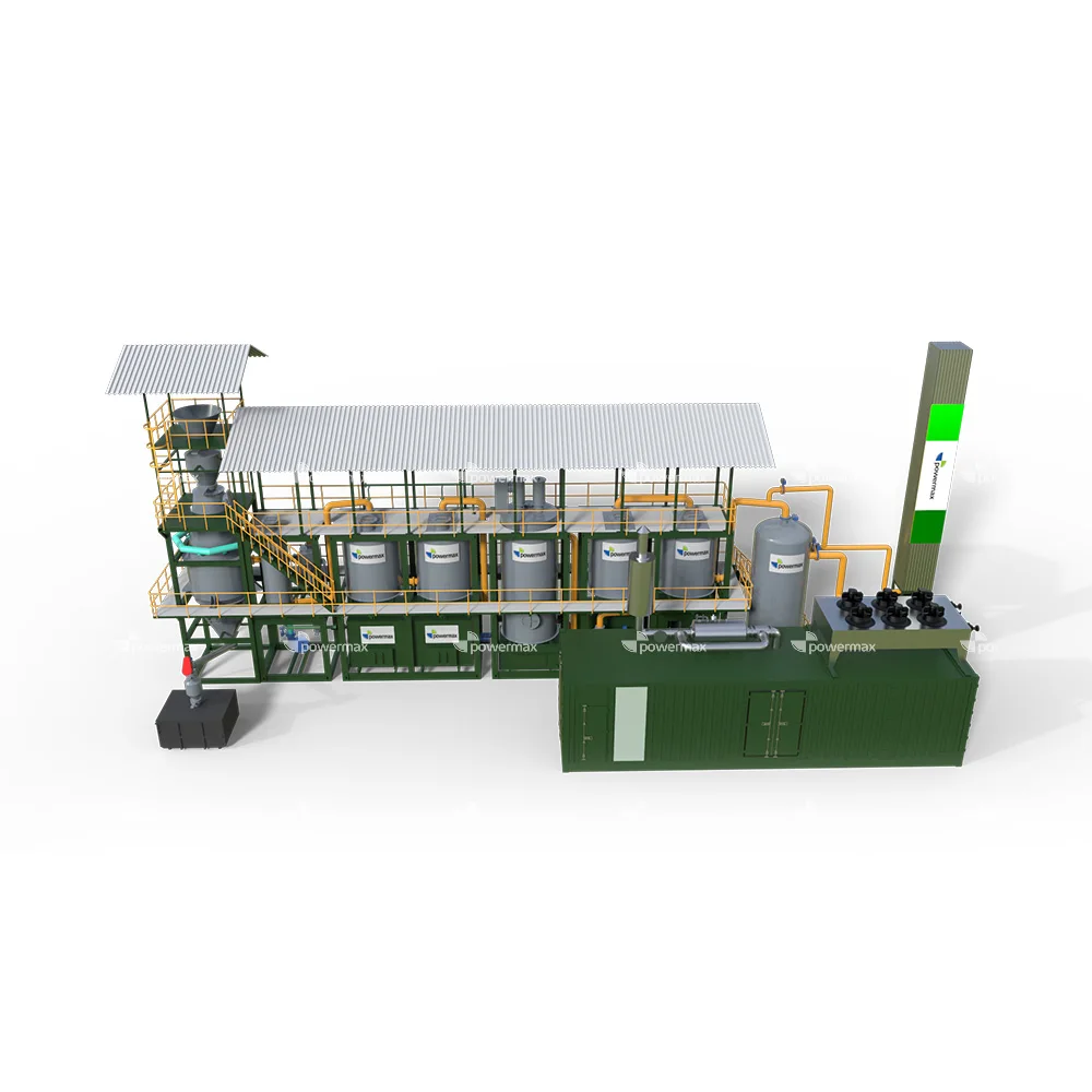 Обрамная структура системы производства рисовой шелухи Biowatt 500