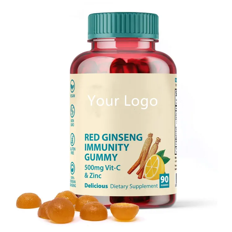 Immunity Gummy with Red Ginseng & Vitamin C & Zinc strong immune system
