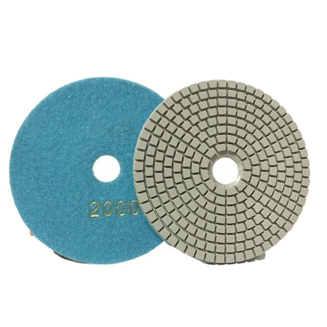 4inch 100mm Sanding Disc Flexible Grinding Disc Resin Bond Wet Diamond Polishing Pad for Granite Marble Stone Quartz