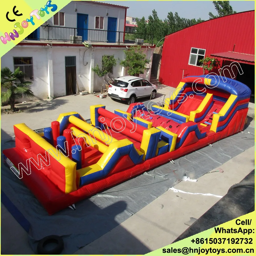 
Huge Inflatable Sport Game Inflatable Challenge Race Inflatable Obstacle Course For Kids And Adult Play 