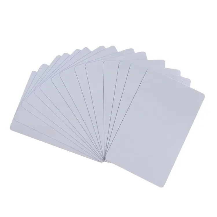 High Quality Printable CR80 Sublimation Plastic White Id Business Blank PVC Card