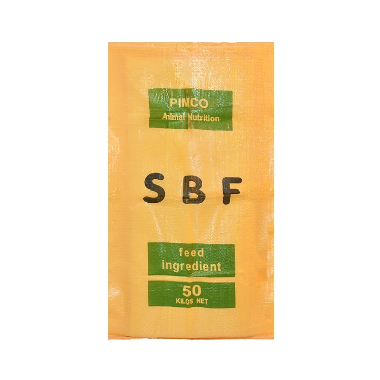 50 Kg Agricultural Bag Bopp Laminated Pp Woven 20kg Animal Cattle Used Feed Packing Bag