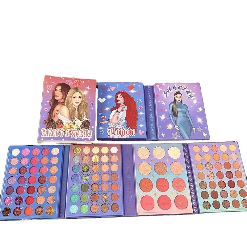 117-color KG shakira Four-Fold Pearlescent Matte Eyeshadow highlighter Blush Glitter Eyeshadow Ultramo Style eye shadow