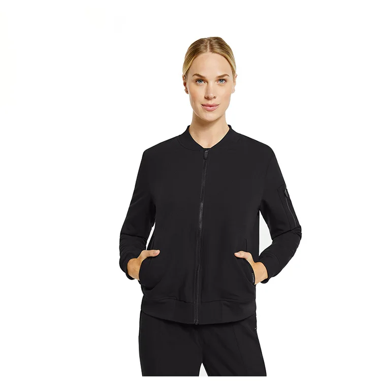 Manufacturers Wholesale Fashionable Scrub Tops Cheap Medical Scrubs Joggers Nursing Uniforms Scrub Jacket