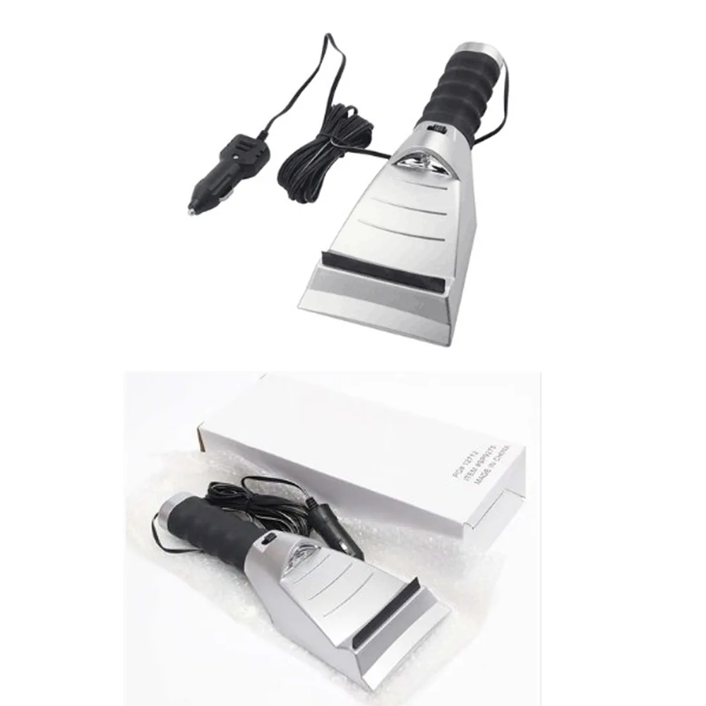 Multifunction 12V winter car vehicle electric heating snow ice shovel with LED light