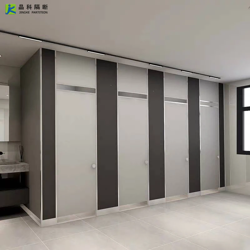 Customize HPL Public Toilet Cubicle Partition For Office