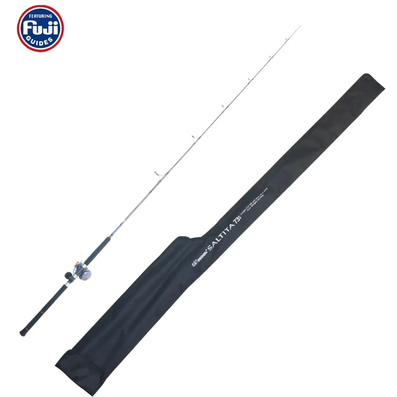 Hot selling 2.2m sea fishing  bass spinning fishing rod carbon fiber fuji jigging rod