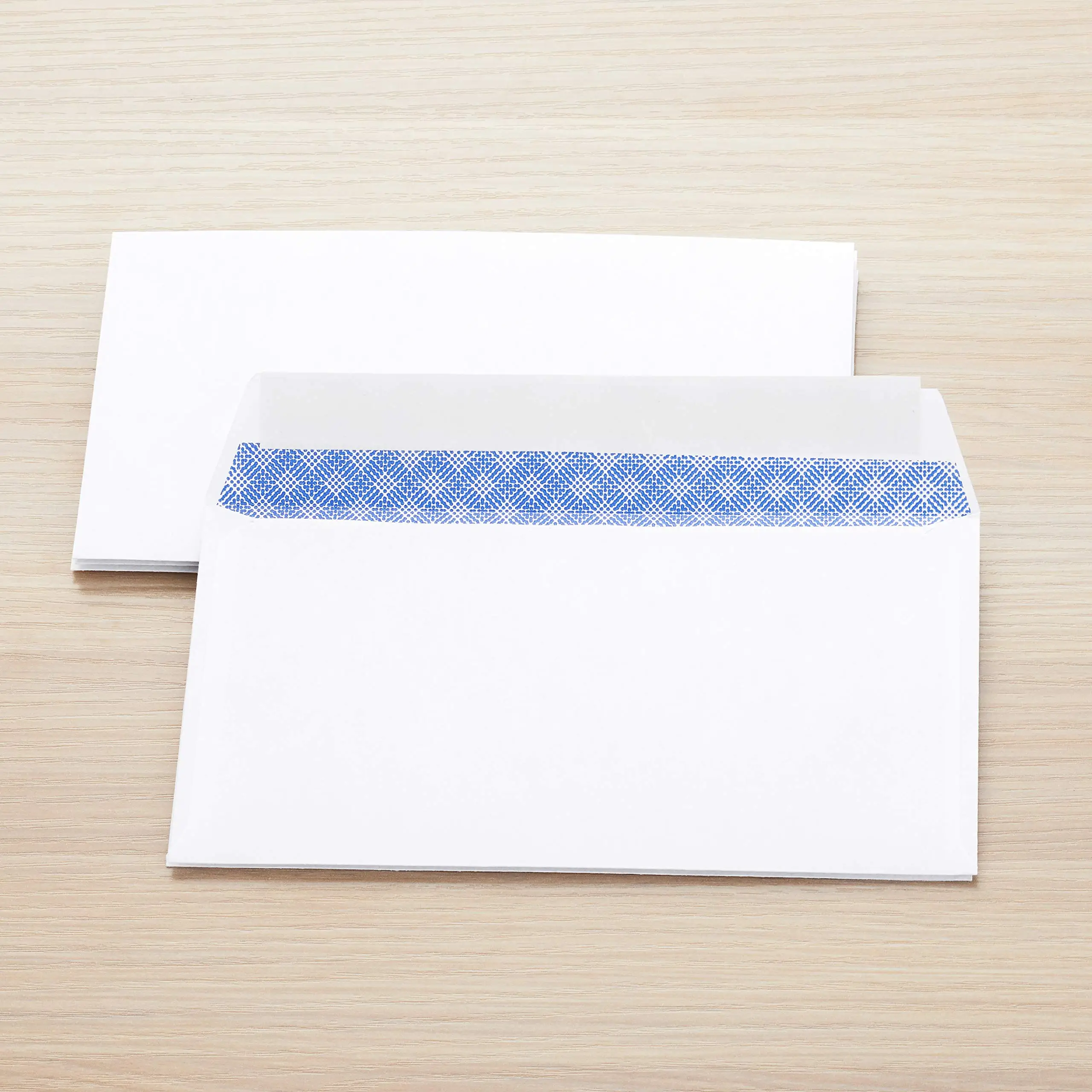 Wholesale customization Basics #6 3/4 Security-Tinted Envelopes with Peel and Seal Envelopes Letter