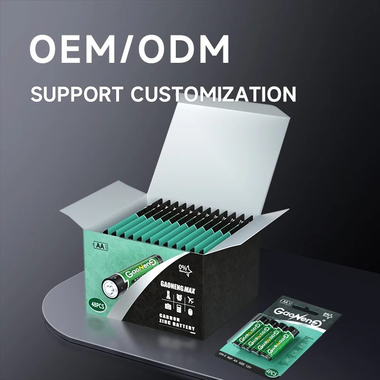 Factory Primairy super heavy duty 1.5V battery r6p um3 aa battery dry cell battery