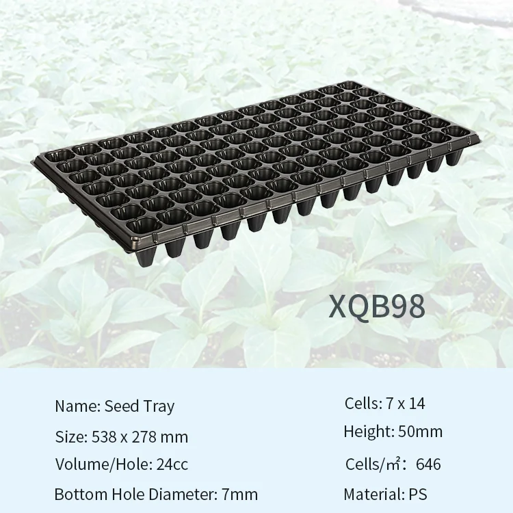
21 32 50 72 98 105 128 162 200 Cells Horticulture Germination Seedling Seed Starter Tray 