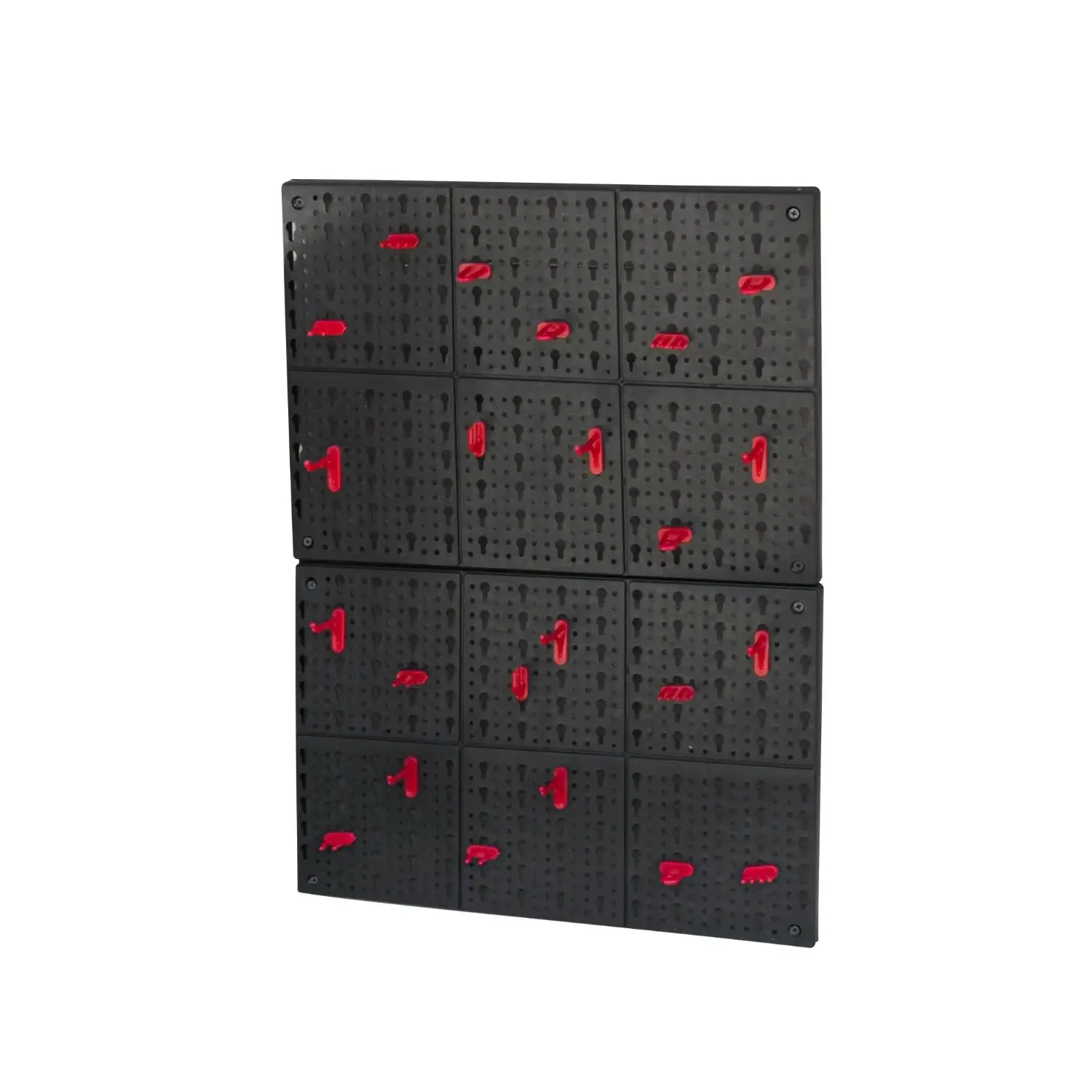 45 pieces wall shelving stacking boxes including tool holder Wall Mounted Pegboard Tool Plastic Boxes Storage For Screws