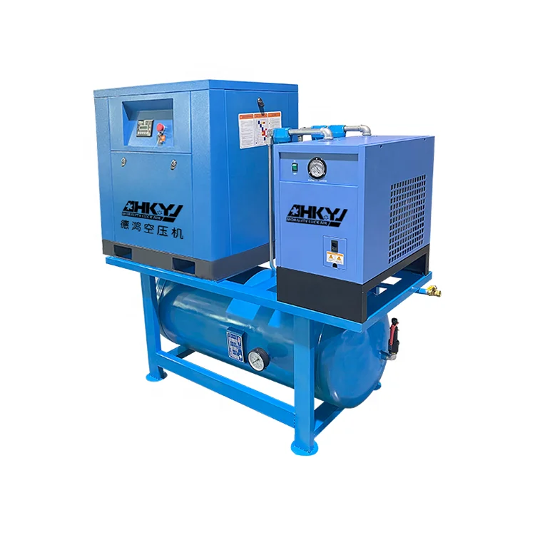 rotary screw 11kw air compressor  small screw Air compressor, can be customized color manufacturers a wholesale direct sales
