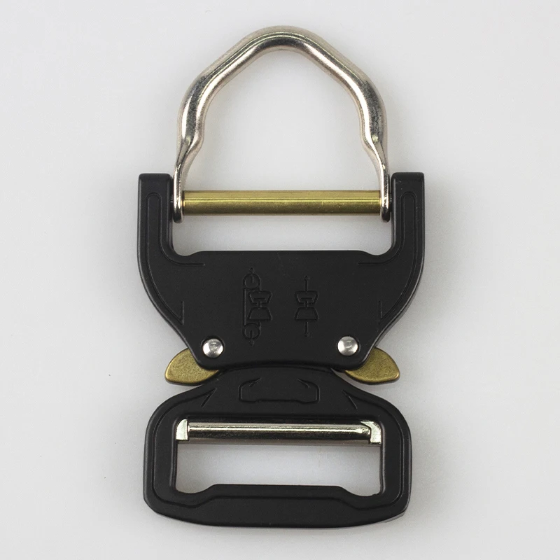 Factory Custom Zinc alloy Extra Durable Tactical Quick Release Buckle for Harness Belt