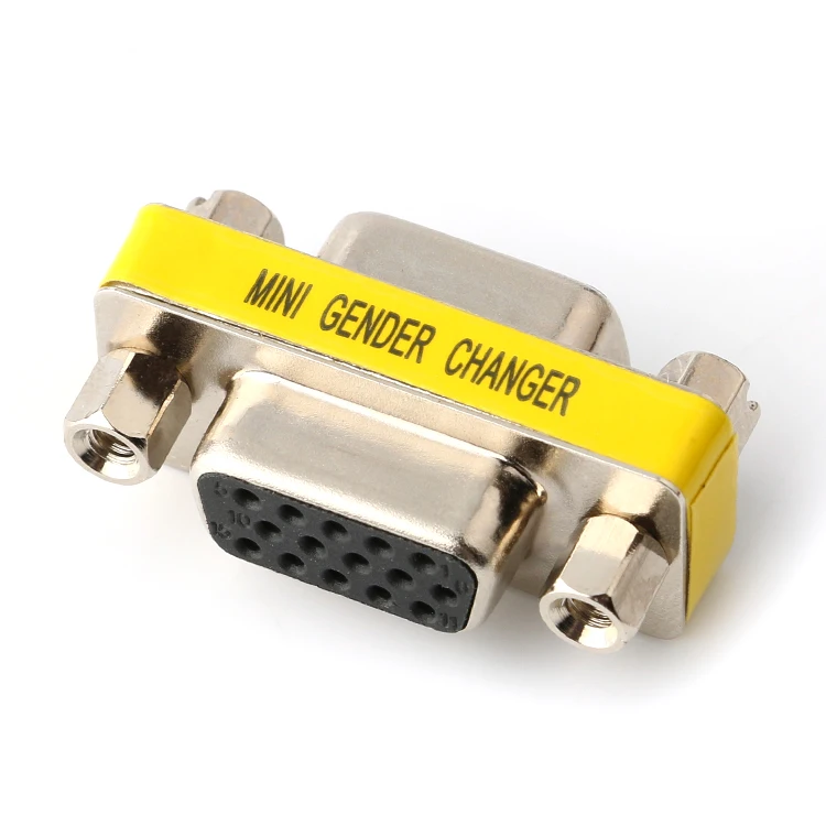 VGA Connector HD 15 Pin Female To Female Interface vga connector For monitor