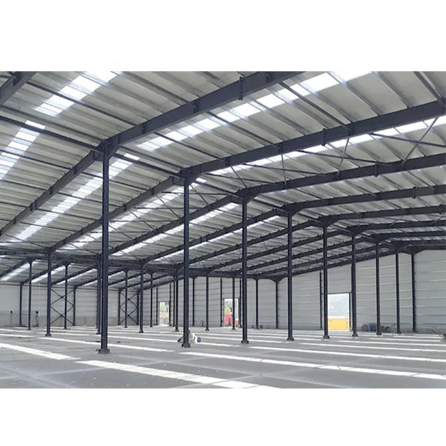 Large Metal Frame Shed Building Steel Workshop Structure Metal Factory Building