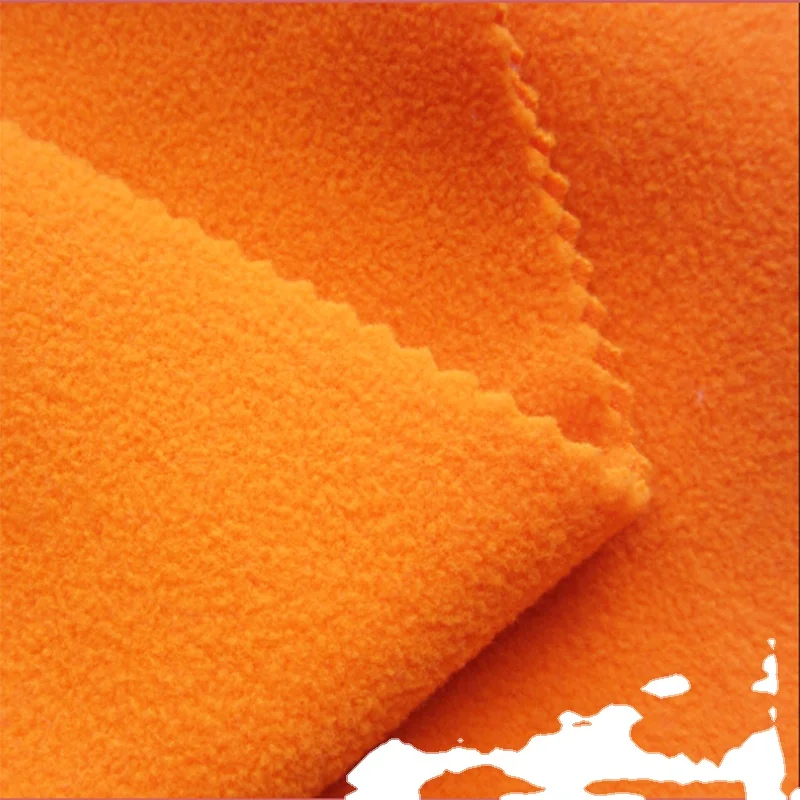 100% Polyester AZO Free Plain Knitted Anti-pilling Polar Fleece Fabric