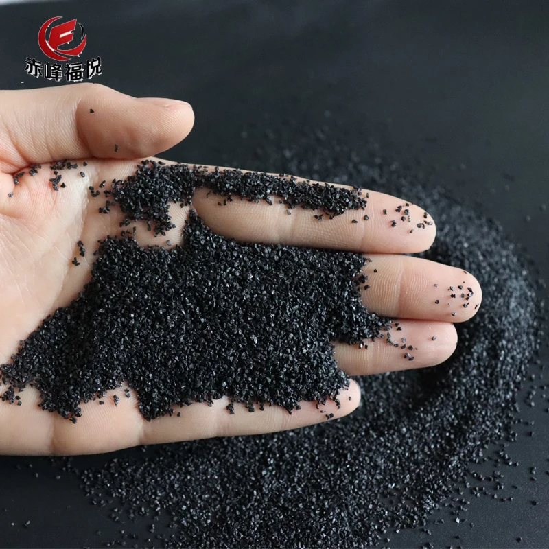 Black Blasting Grits Copper Slag Iron Silicate Abrasive