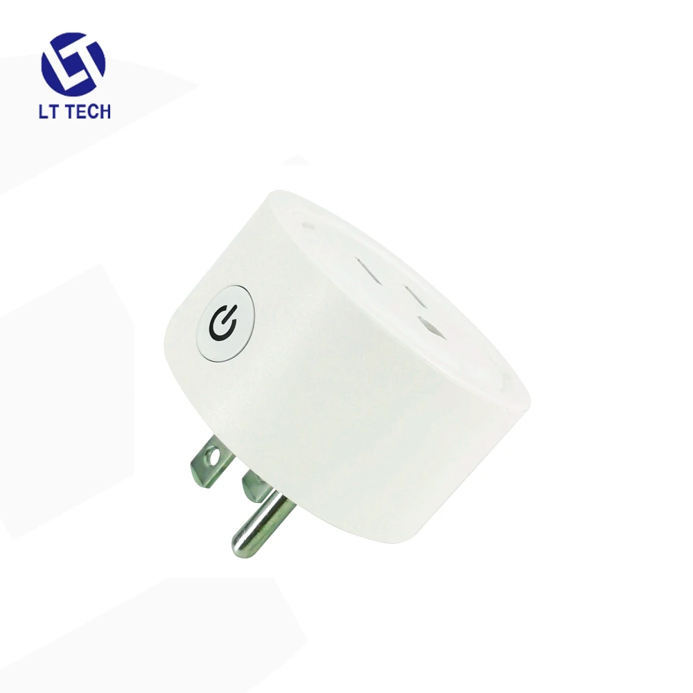LT NEW  Smart Plugs - Aoycocr Mini WIFI Smart Socket Switch Works With 2.4GHz Network app Remote Control Smart Outlet