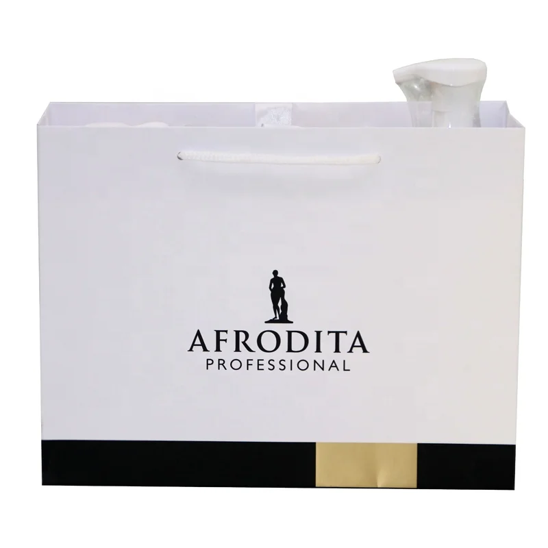 Business Simple Tote Clothing Full Color Gift Bag Packaging Bag Birthday Accessories Private Label Large Paper Bag