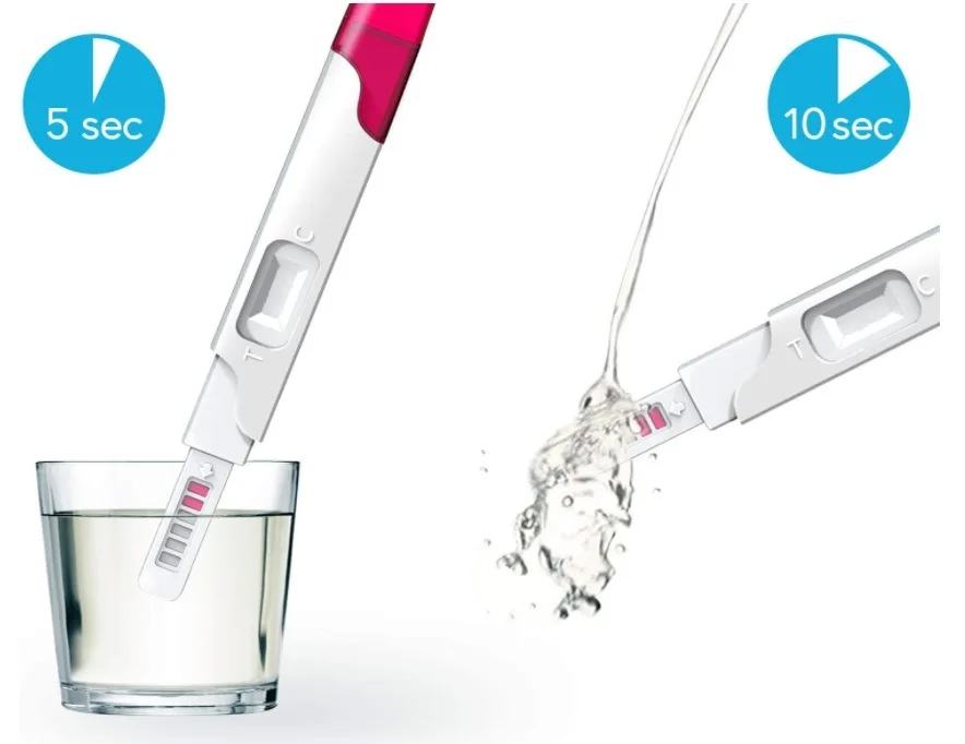 Custom precision pregnancy test midstrem comfort one step pregnancy test