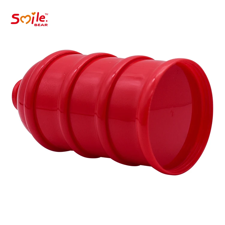 Hot Sale 3 Layers Storage Formula Feeding Safe PP Portable Baby Bottle Milk Box Powder Dispenser Container