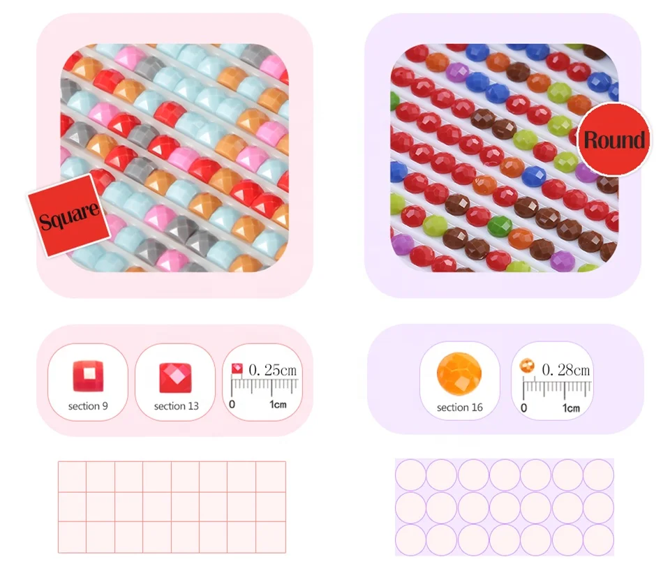 W-DP003 Dropshipping 5D Full Drill DIY Diamond Embroidery Mosaic Art Custom Diamond Painting Kits