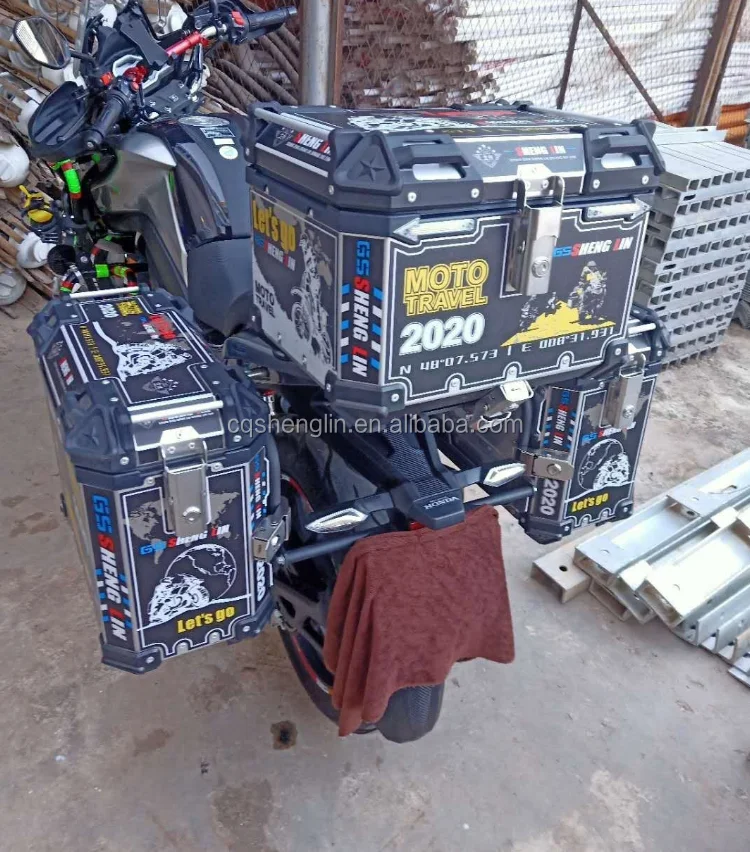 
SHENGLN Hot Selling Aluminum Motorcycle Storage Tail Box Accessories 