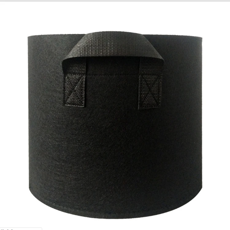 2 Gallon New Arrival Non Woven Felt Fabric Outdoor Garden Flower Fabric Pot Strawberry Grow Bags With Handles