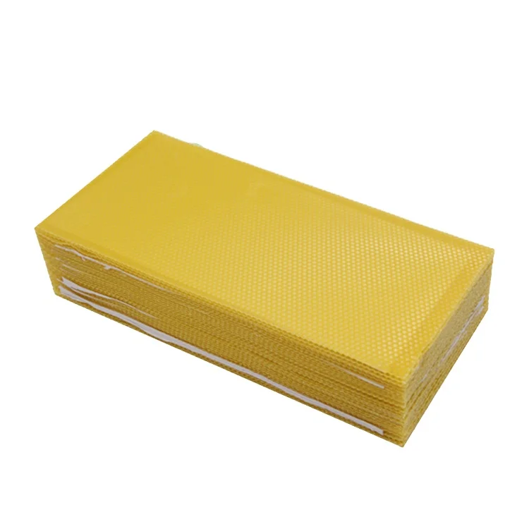 Beekeeping bee wax foundation beeswax sheets wholesale