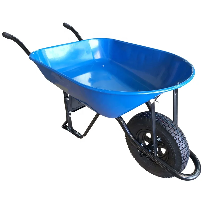 Truper model Wheelbarrow 5.5ft (80 Liters), with puncture-proof polyurethane wheel