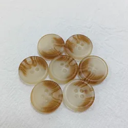 Популярная на заказ пуговица из смолы размером 16 мм красивого цвета с 4 отверстиями для костюмной одежды
