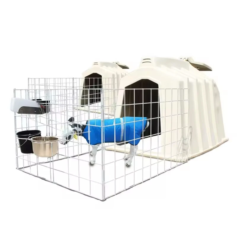 High Quality Calf Hutch Livestock Equipment Calf barn to Care Calves in Cattle Farm