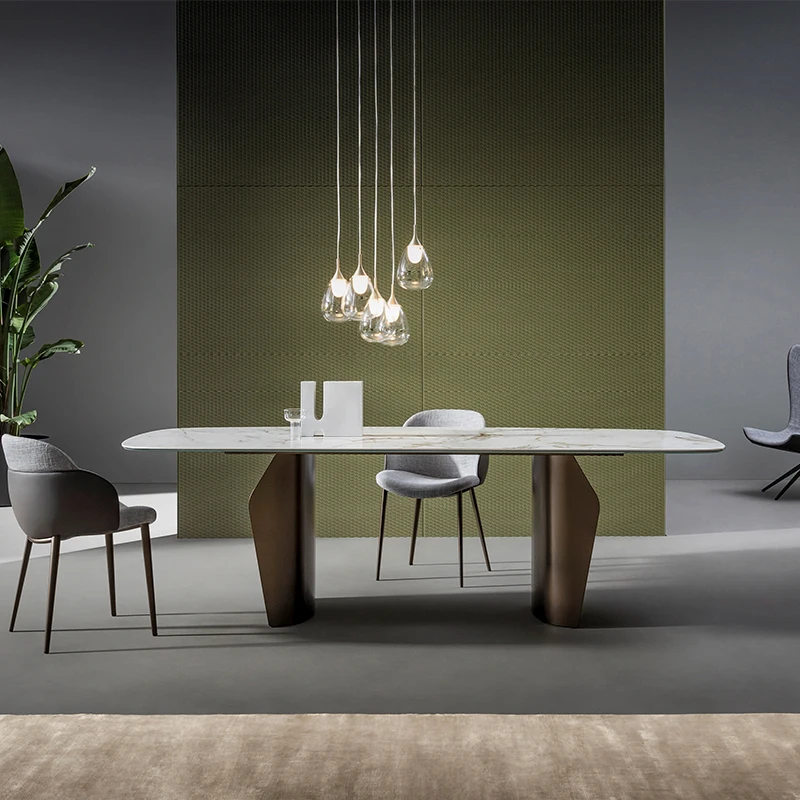 table dining kitchen 6 chair modern luxury marble top dining table italian set 6 seater classic