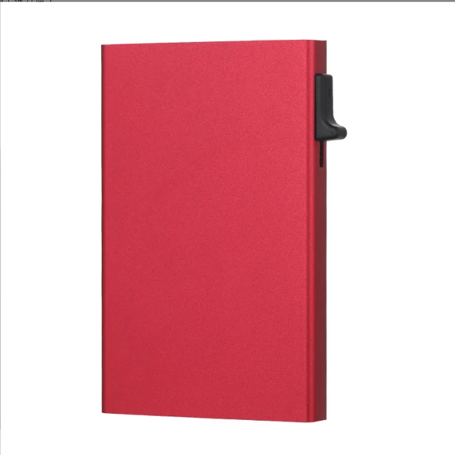 Оптовая продажа бумажник Rfid с воздушной биркой держатель для карт тонкий мужской углеродный Противоугонный воздушный тег