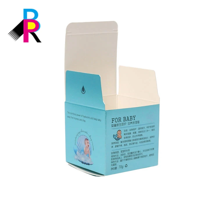 Custom Paper Printing Paper Packaging Packaging Cosmetic Small Paper Box Body Cream Box