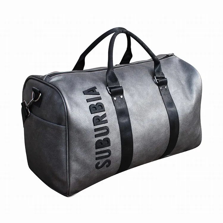 Hot sale water repellent PU fitness carry on weekend travel duffle luggage tote man sport bag