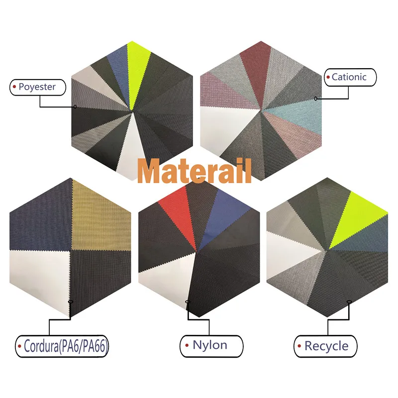 600D polyester Plain  oxford fabric with both side  TPU coating