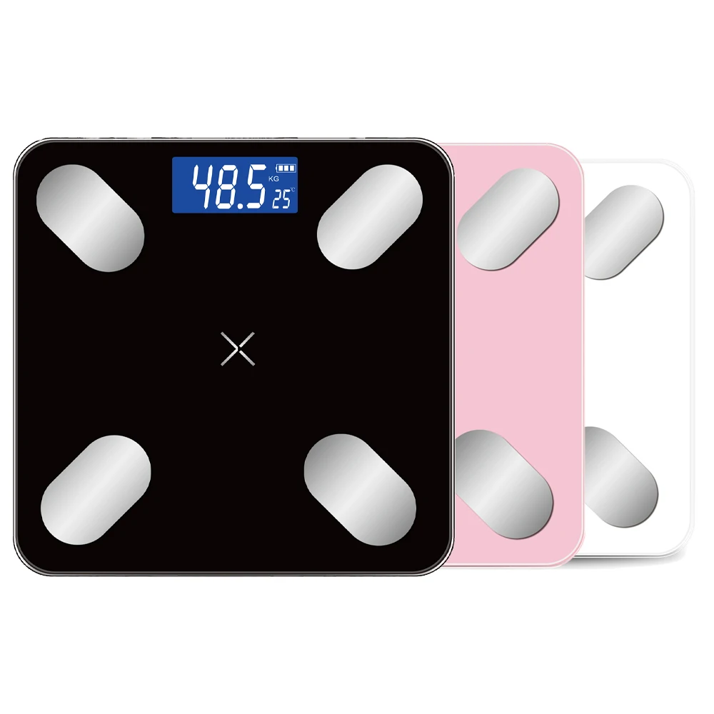 BL-2602 Производство прямые персональные весы с анализатором жира OEM ODM многофункциональный водонепроницаемый приложение BMI жира тела камень мышцы измерение воды