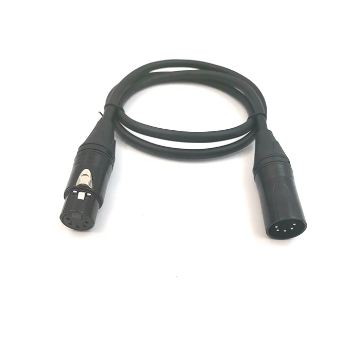 LKCL364 XLR 5-контактный штекер и гнездо DMX Освещение и AES/EBU AES3 кабель для цифрового аудио и данных DMX512