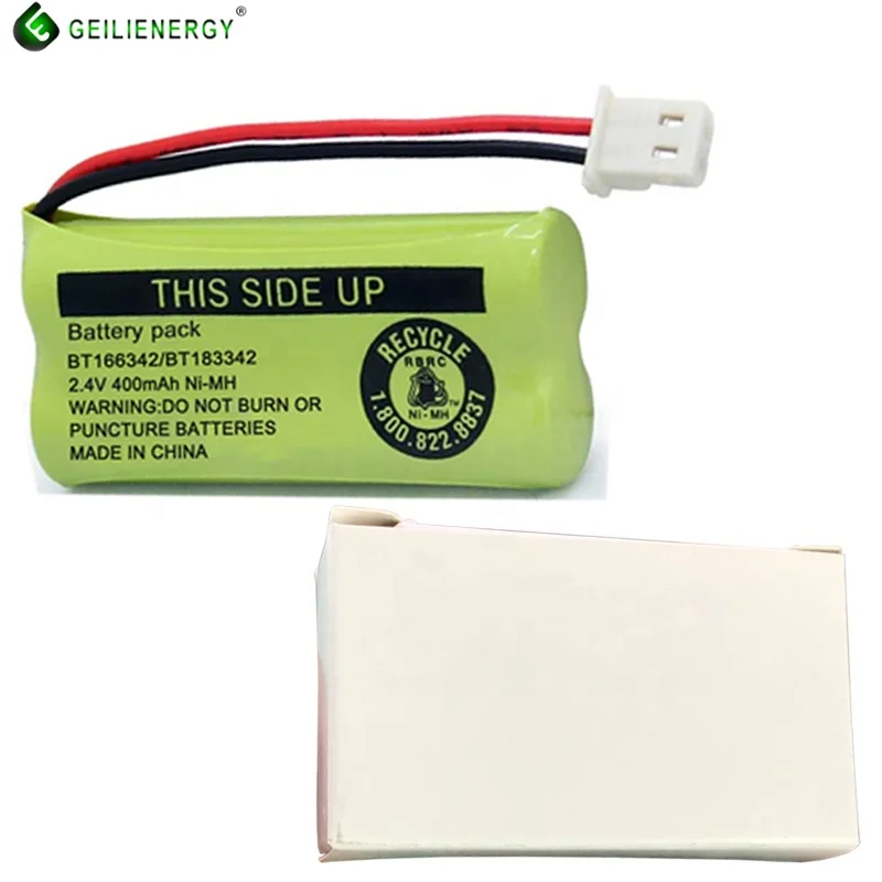 Schnur loses telefon cordless phone led light nimh battery aaa hybrid 2.4v 400mah nimh battery