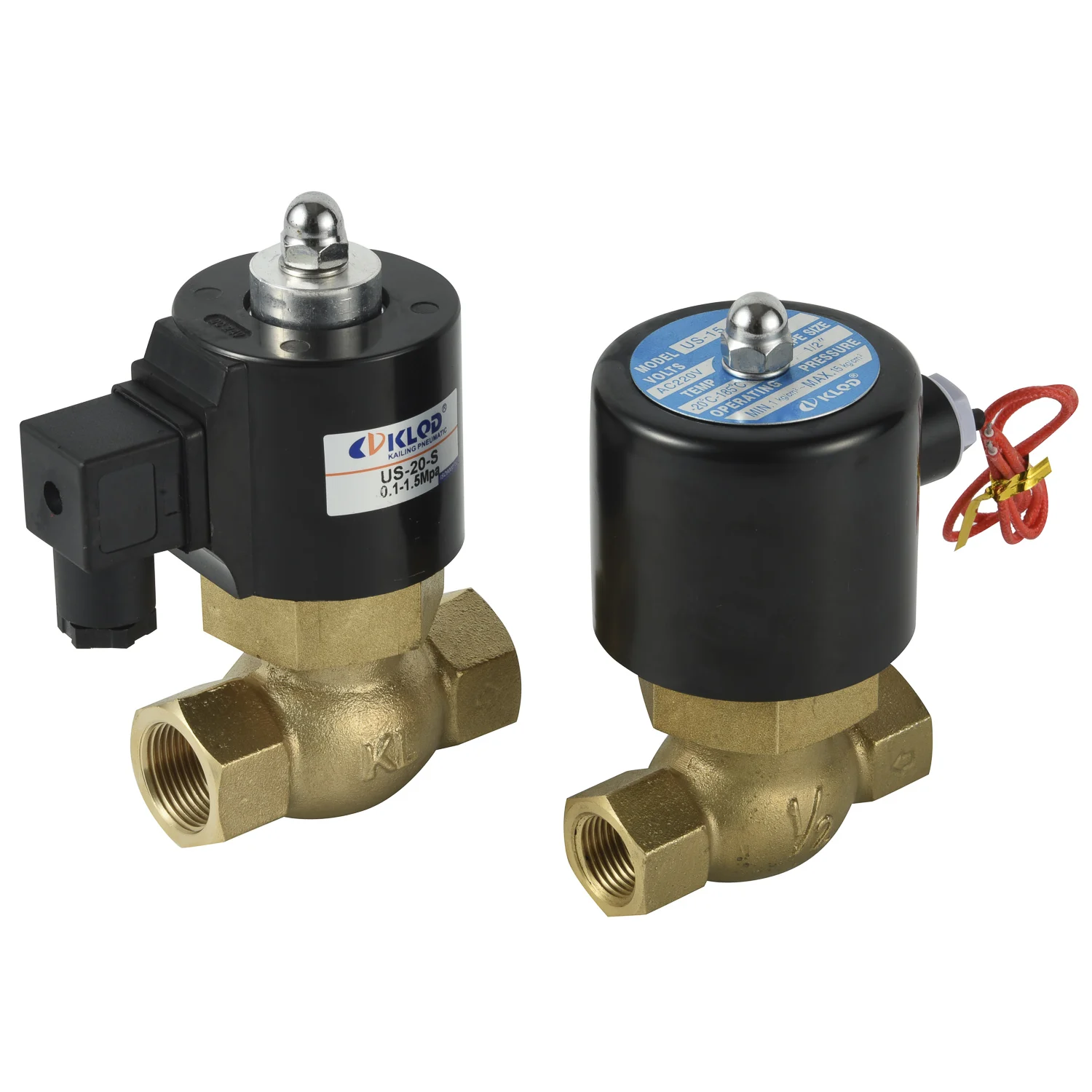 2L Series Electric High Pressure Solenoid Valve High Temperature Water for General Use Customizable OEM
