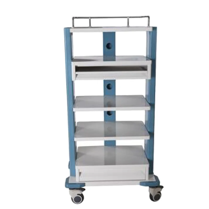 Медицинская тележка-эндоскоп с двумя ящиками