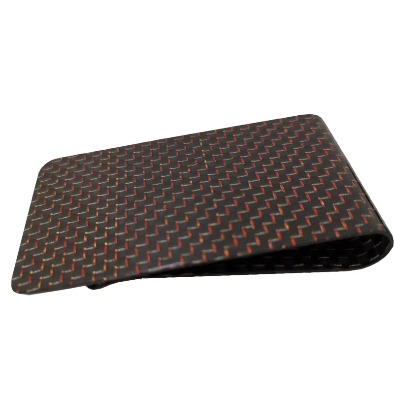 Fashion Customized Best Sale  Good Quality 100% Full   Carbon Fiber Money Clip